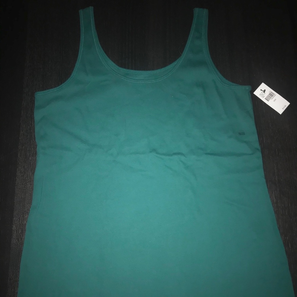 Forest Green Ribbed Tank - Plus Size